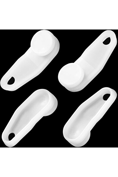 Choice White 50 Pcs White Curtain Track Clips Easy To Use Durable Multifuncti...