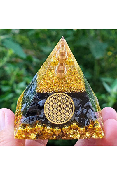 Choice هرم الطاقة A24 أورجونيت ريكي كرة الجمشت الطبيعية بلورات الشفاء أداة شق...