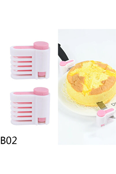 Choice قطاعة خبز وردية اللون قابلة للتعديل من 5 طبقات وقاطعة كيك - أداة مطبخ ...