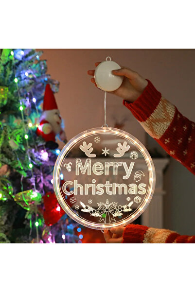 Choice أضواء خرافية LED لعيد الميلاد المجيد مقاس 24 سم، سانتا كلوز، الأيائل، ...