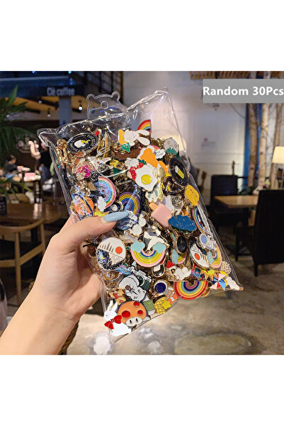 Choice 30 قطعة من 10 إلى 100 قطعة من شارات المينا المتنوعة شارات عشوائية حيوا...