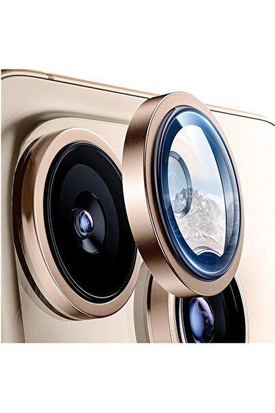 Choice أخرى 16pro 16proMax(3 قطع ذهبية 2-3 قطع من زجاج التيتانيوم الصحراوي ال...