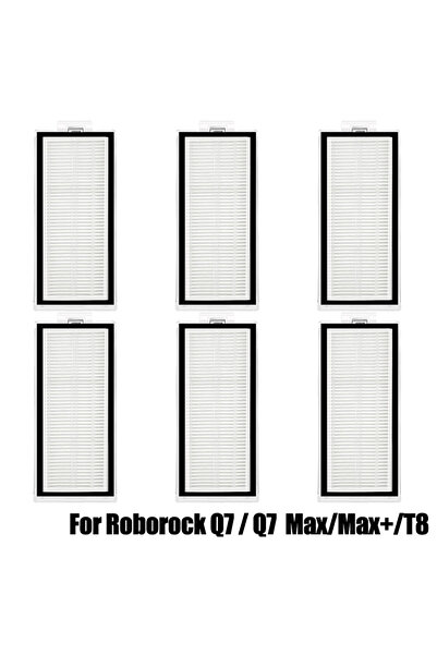 Choice ٦ قطع من فلاتر هيبا قابل للغسل لروبوت التنظيف Robork Q7 Max / Q7 Max+ ...