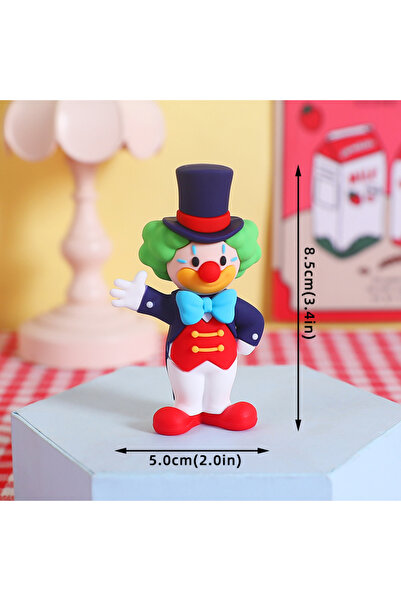 Choice3 الحجم كما هو موضح في غطاء كعكة على شكل مهرج السيرك، أسد بهلواني، فيل،...