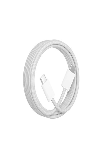 Choice 1m White Type C to Type C Multi Color Cable PD Fast Charging Data Cable For iPhone17 16 15 ...