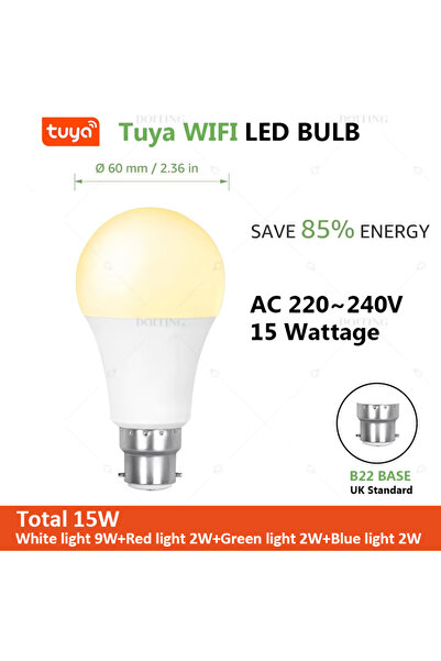 Choice نعم B22 Bae Tuya E27 B22 الاتحاد الأوروبي المملكة المتحدة القياسية 220...