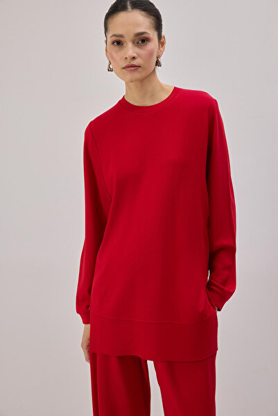 Touché Privé Tunic Pants Steel Knitted Set