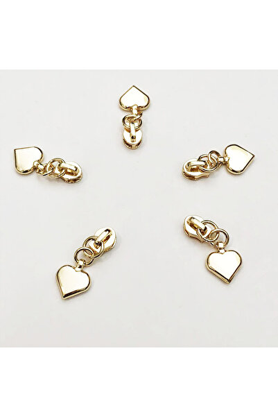 Choice Gold 2021020 10PCS 3# Heart Metal Zipper Repair Kits Pull Nylon Zipper...