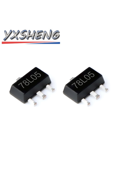 Choice 10 قطع 78L05 SOT-89 L78L05 7805 SMD منظم الجهد IC
