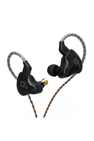 Choice سماعات أذن KBEAR KS1 HIFI سوداء بدون ميكروفون مع كابل 2 سنون داخل الأذ...