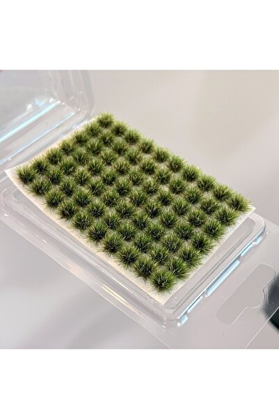 Choice 70 خصلة من خصلات العشب الثابتة بلون الغابة الخضراء لتزيين الحدائق المص...