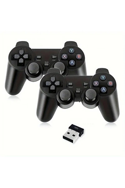 Choice 2 PCS 1 PC / 2 PCS 2.4GHz Wireless Gamepad for Game Controller - USB Joystick for PC, Android TV. Co