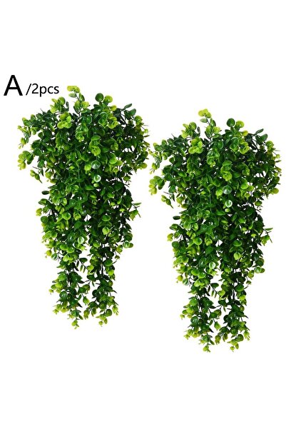Choice 2 قطعة 2/4 قطع نباتات صناعية معلقة مقاومة للأشعة فوق البنفسجية نباتات ...