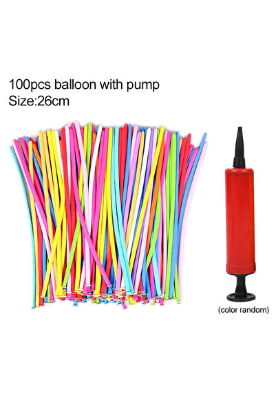 Choice كما هو موضح في الشكل، ١٠٠ قطعة مع مضخة، ٥٠-٢٠٠ قطعة من بالونات اللاتكس...