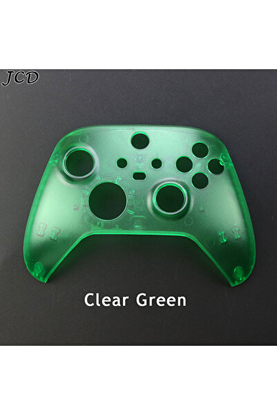 Choice غطاء أمامي شفاف باللون الأخضر من JCD لجهاز Xbox Series S، غطاء علوي عل...