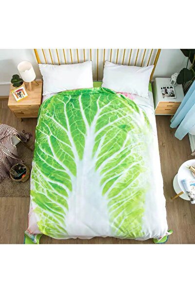 Choice بطانية قيلولة نباتية مقاس 150×150 سم، بطانية فطيرة الملفوف، غطاء تكييف...