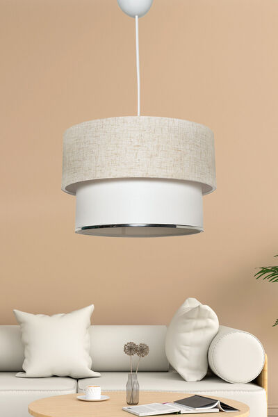 Asir Chandelier TM121, cream/white