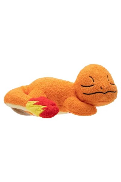 Jazwares Pokemon Plush - Sleeping Charmander, Jazwares, 13 cm, Orange