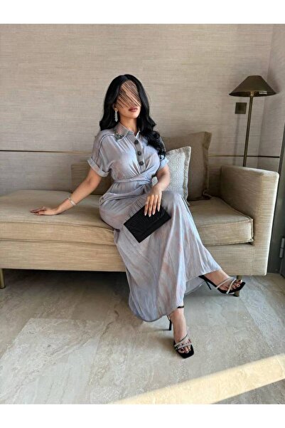 alestafham Soft wavy half-sleeve dress