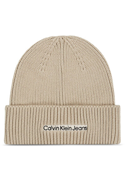Calvin Klein INSTITUTIONAL PATCH BEANIE Male Hat