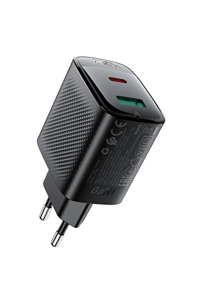 Acefast GaN 45W A106 Φορτιστής δικτύου γρήγορης φόρτισης, 1x Type-C, 1x USB-A...