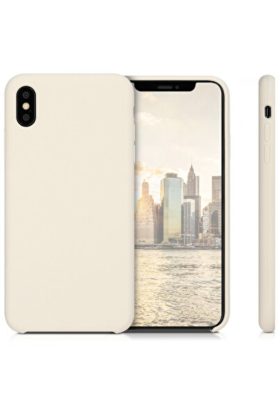 KWmobile Case for Apple iPhone XS Max, Silicone, Beige, 45909.16