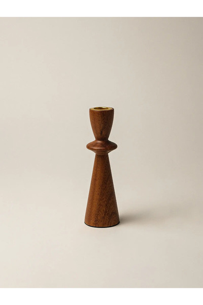 Minihol Samt Akasya Şamdan (17 cm)