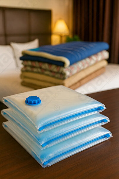 Chandler Home AİRLOCK (90x120 см) Вакуумний мішок 3-х секційний Прозорий мішо...