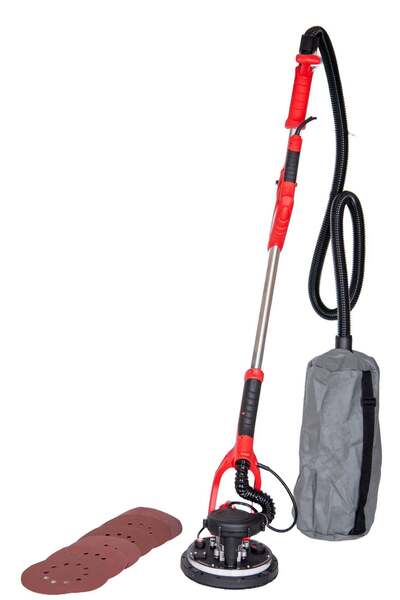 Blade Wall and ceiling sander 1100W with vacuum cleaner and bag, 6 discs included