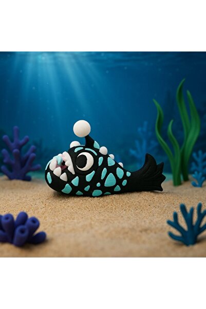 PrintForge Figurina Lurky lurefish, 3D articulata, PrintForge, 6x3x4 cm, PLA,...