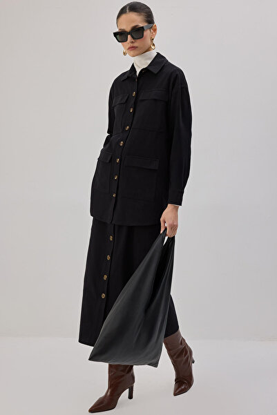 Touché Privé Shirt Collar Gabardine Jacket