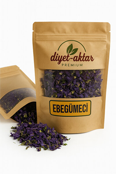 DiyetAktar Premium Ebegümeci 250 gr – Mor Çiçekli Doğal Kurutulmuş Bitki
