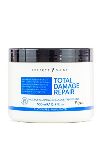 PERFECT SHINE Total Damage Repair Yıpranmış Saçlar İçin Bambu ve Gül Özlü Ona...