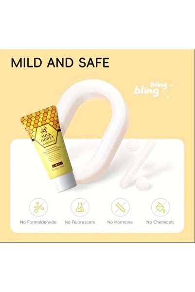 LAKOU قناع تقشير اليدين بالشمع والحليب والعسل - تنظيف عميق وترطيب مكثف