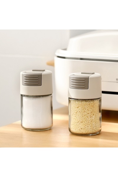 OEM Spice container with measuring knob. Beige 3 pcs/set