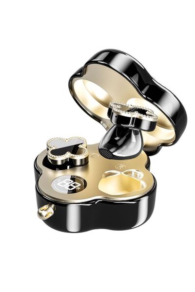 porodo سماعات أذن Soundtec Chic True Wireless ENC - أسود