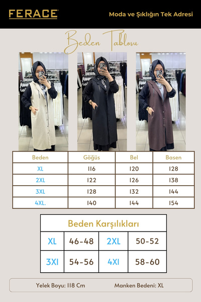 Ferace Women's Plus Size Quilted Vest