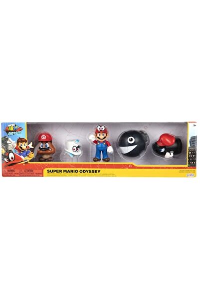 Jakks Pacific Super Mario - Set de 5 figurine, 6,5 cm, multicolore