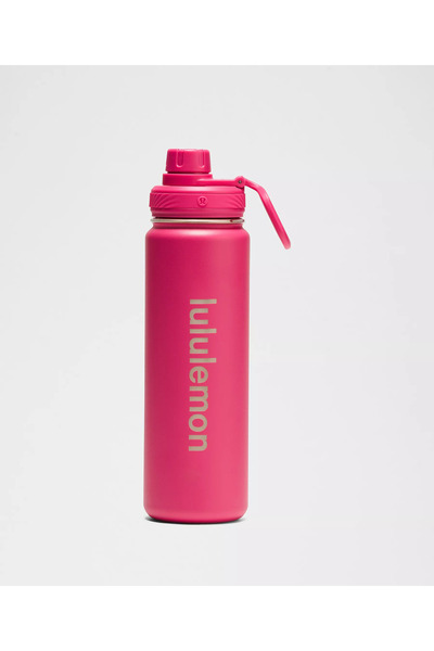 lululemon Stainless steel sports vacuum insulated water bottle, with a capacity of 710 milliliters