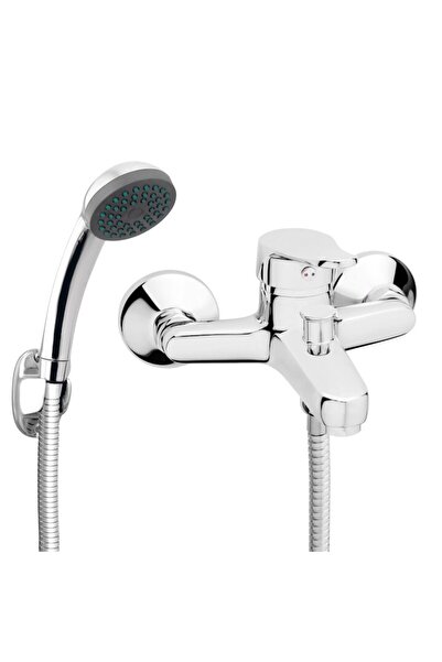 FERRO Baterie cadă/duș baie Deco BDC11 + accesorii, montare pe perete, monocomandă, cromată