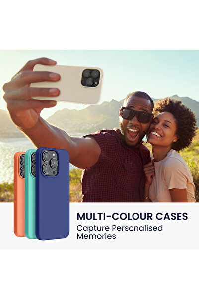 KWmobile Case for Apple iPhone 14 Pro Max, Silicone, Cream, 59074.16