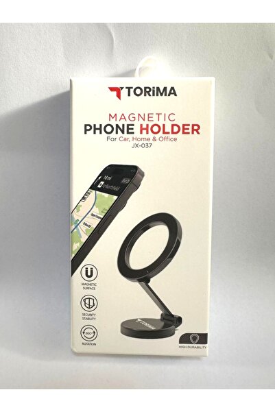 Muson Siyah Katlanır Manyetik Araba İçi Kompakt Cep Telefonu Tutucu