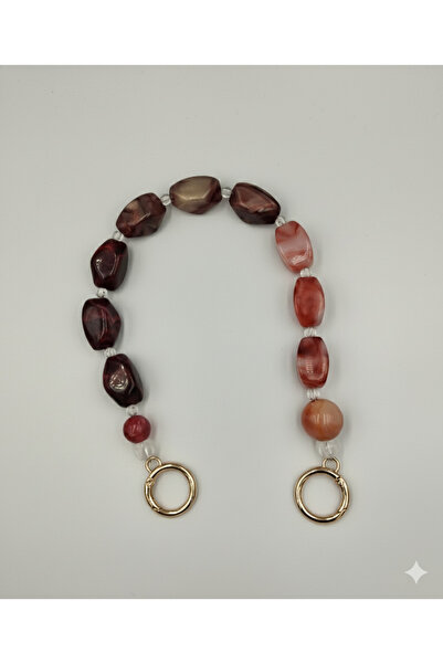 Zeyora Akrilik Boncuklu Çanta Sapı, Çanta Aksesuarı ( 40 cm )