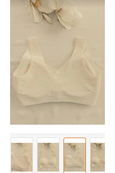 GenelTedarik F.K Balensiz Stitch-Free Seamless Bralette Soft Comfortable with Removable Pads