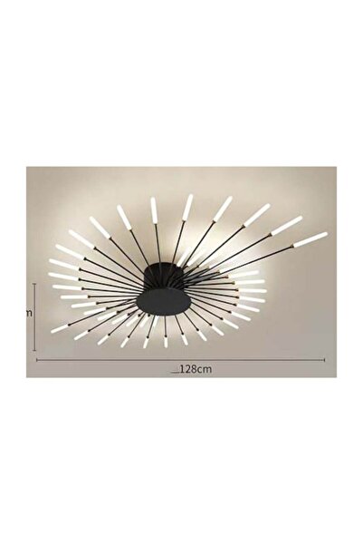 trandafi led LED Star Chandelier, Fireworks Design, 42 Arms with G4 Bulbs (Cool White) L08-42BK