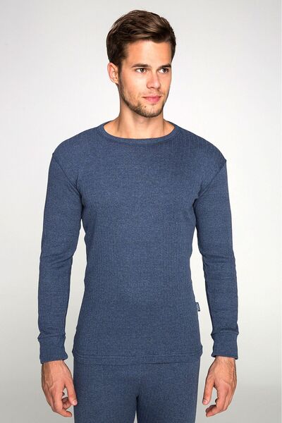 THERMOFORM Soft Unisex Uzun Kol Fanila Lacivert