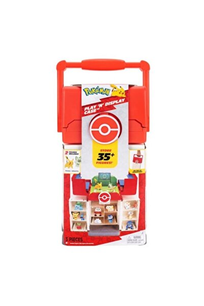 Jazwares Pokémon Play N' Display Showcase with Pikachu & Sprigatito figures, 35+ 5 cm, multicolor, 4+ yrs