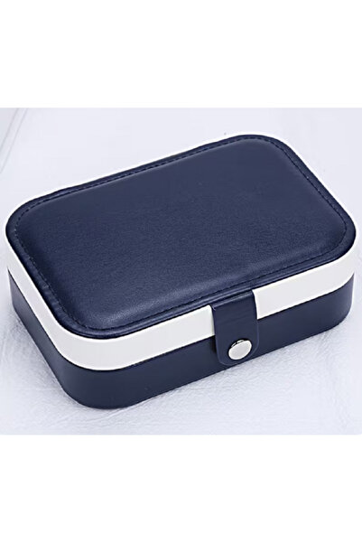 TChic Navy Blue Large Size Jewelry Box