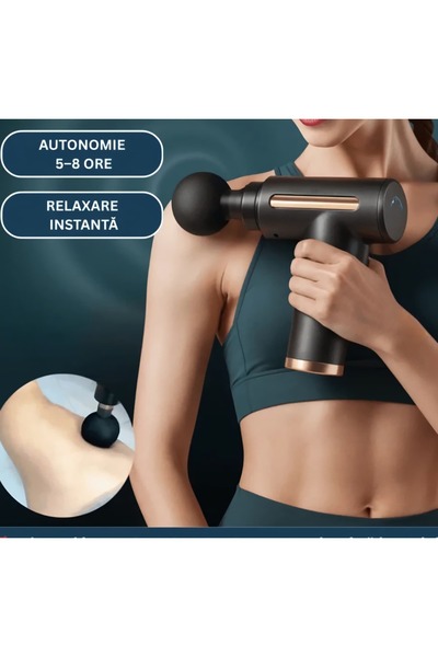 Super APARAT DE MASAJ PORTABIL THERAPY PROTM MINI PISTOL PROFESIONAL