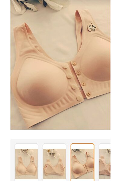 GenelTedarik F.K BALENSİZ DİKİŞSİZ SEAMLESS BRALET YUMUŞAK ÇIKABİLİR SÜTYEN